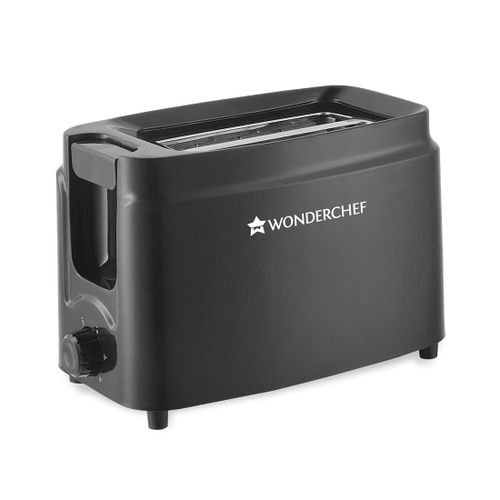 Acura Plus Pop Up Slice Toaster, Removable Crumb Tray- Black